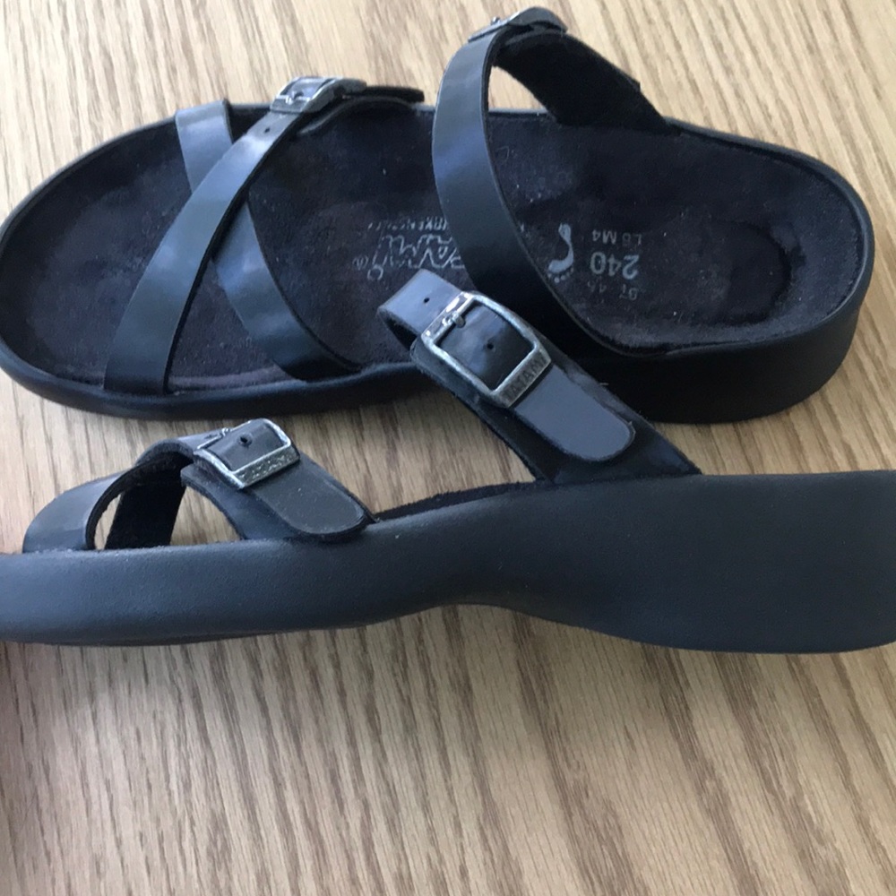 Black Tatami Birkenstock Sandals Size 6